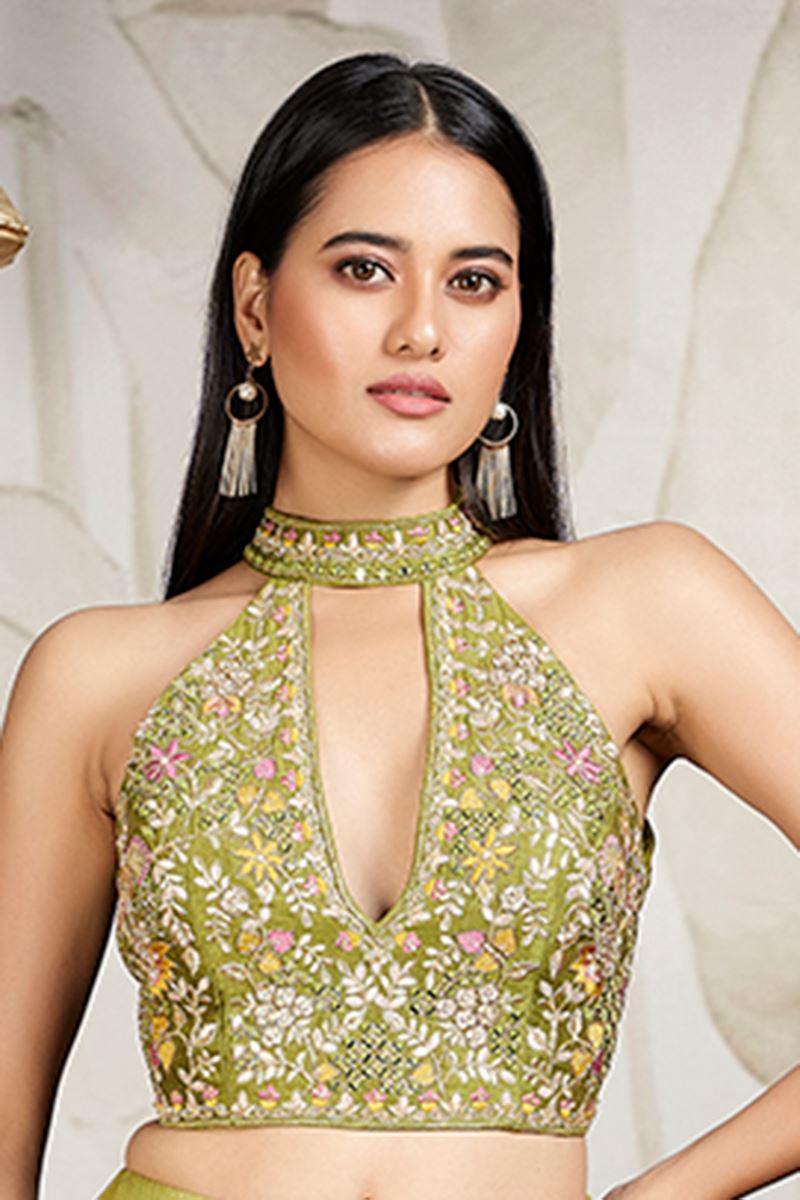 Bollywood Mehendi Designer Palazzo Suit for Party and Sangeet